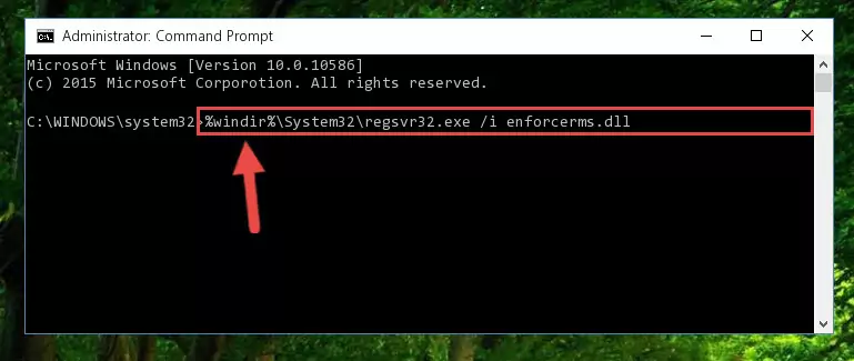 Creating a clean registry for the Enforcerms.dll file (for 64 Bit)