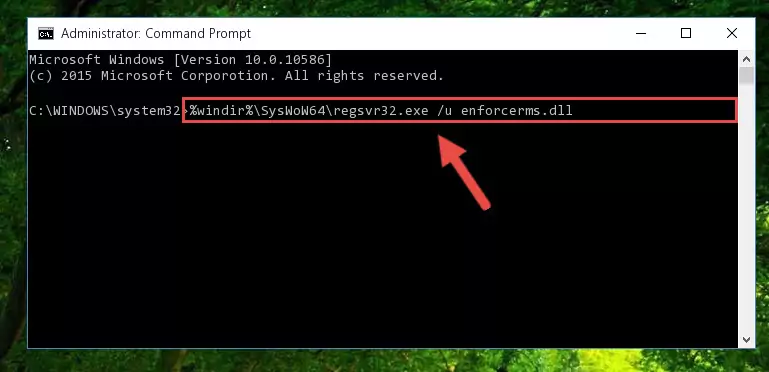 Making a clean registry for the Enforcerms.dll file in Regedit (Windows Registry Editor)