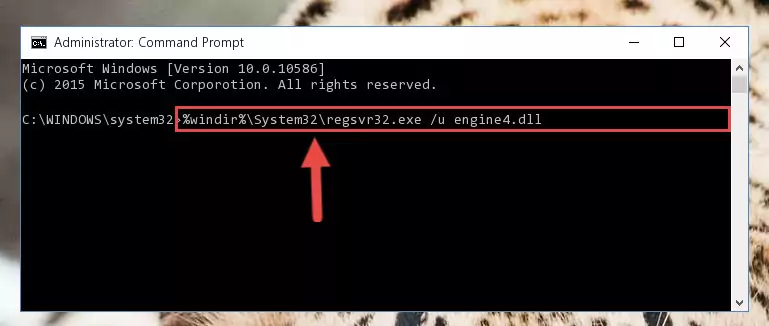 Extracting the Engine4.dll file