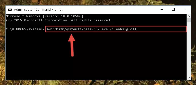 Creating a clean registry for the Enhsig.dll file (for 64 Bit)