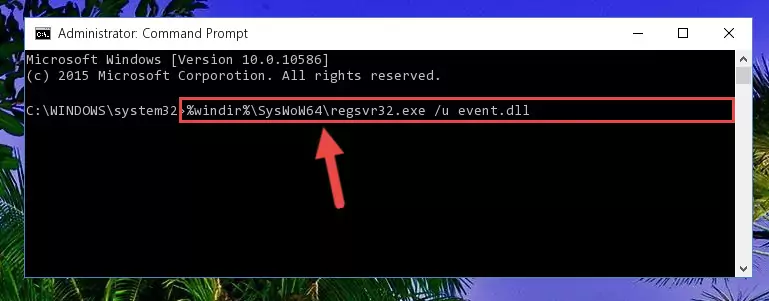 Creating a clean registry for the Event.dll file (for 64 Bit)