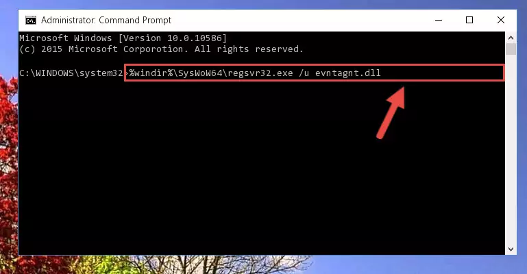 Creating a clean registry for the Evntagnt.dll file (for 64 Bit)