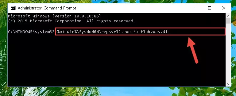 Creating a clean and good registry for the F3ahvoas.dll file (64 Bit için)
