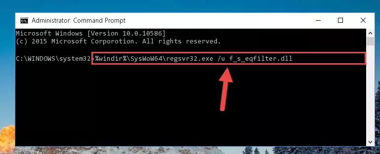 Creating a clean and good registry for the F_s_eqfilter.dll library (64 Bit için)