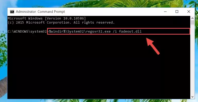 Creating a clean and good registry for the Fadeout.dll library (64 Bit için)