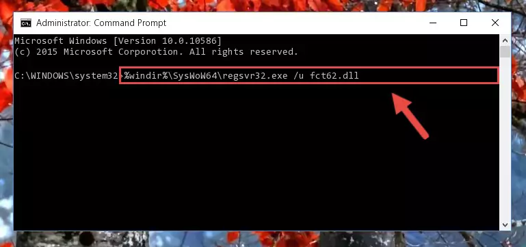 Making a clean registry for the Fct62.dll file in Regedit (Windows Registry Editor)