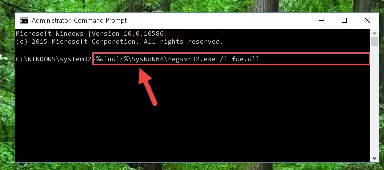 Uninstalling the Fde.dll file's problematic registry from Regedit (for 64 Bit)
