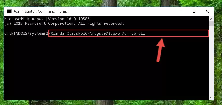 Creating a clean registry for the Fde.dll file (for 64 Bit)