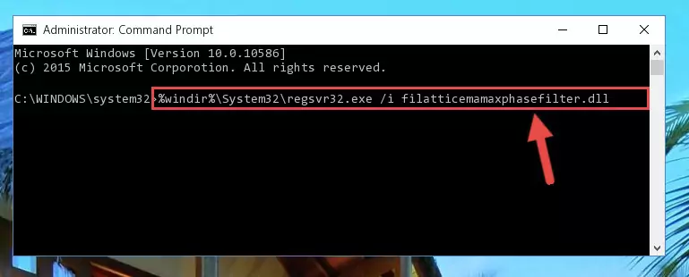 Creating a clean and good registry for the Filatticemamaxphasefilter.dll library (64 Bit için)