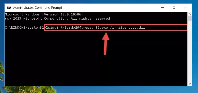 Uninstalling the Filtercopy.dll file's problematic registry from Regedit (for 64 Bit)