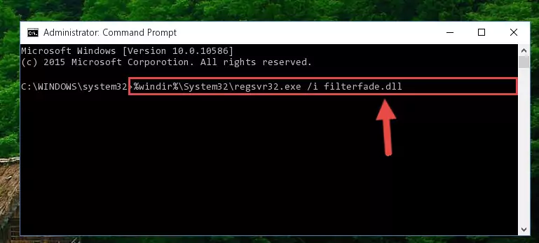 Creating a clean registry for the Filterfade.dll library (for 64 Bit)