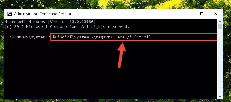 Creating a clean and good registry for the Fnt.dll file (64 Bit için)