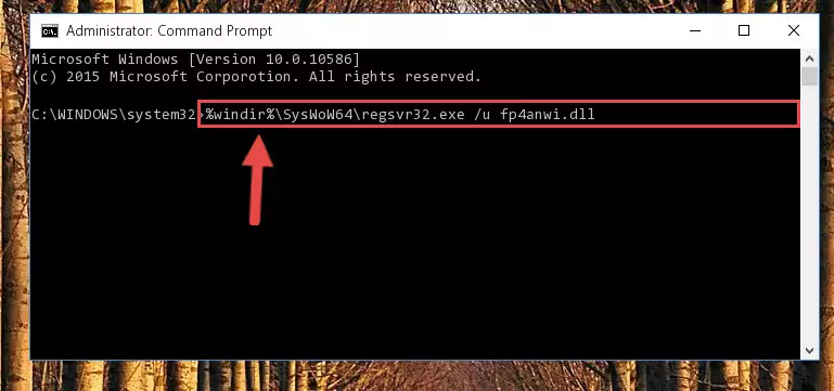 Making a clean registry for the Fp4anwi.dll file in Regedit (Windows Registry Editor)