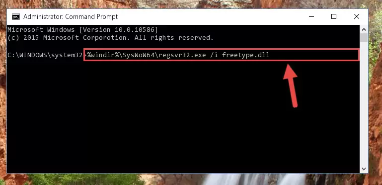 Uninstalling the Freetype.dll library from the system registry