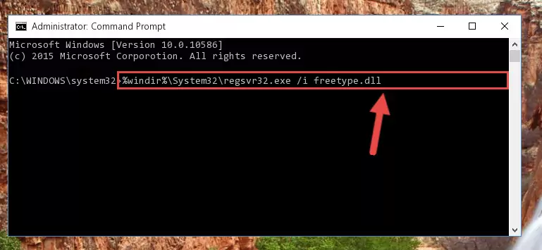 Creating a clean registry for the Freetype.dll library (for 64 Bit)
