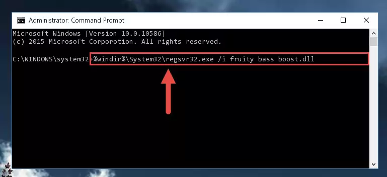 Cleaning the problematic registry of the Fruity bass boost.dll library from the Windows Registry Editor