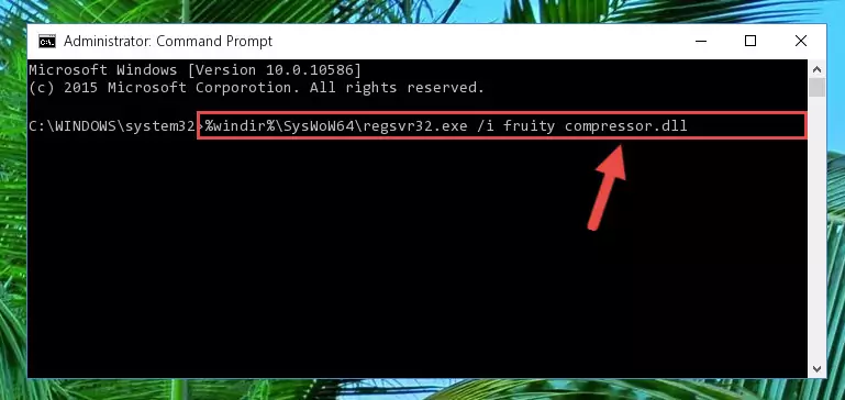 Uninstalling the Fruity compressor.dll file's problematic registry from Regedit (for 64 Bit)