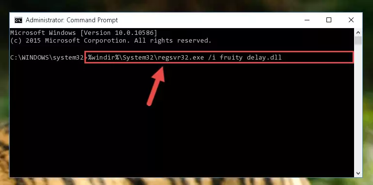Uninstalling the Fruity delay.dll library from the system registry
