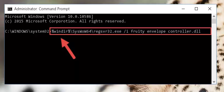Uninstalling the damaged Fruity envelope controller.dll file's registry from the system (for 64 Bit)