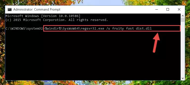 Making a clean registry for the Fruity fast dist.dll library in Regedit (Windows Registry Editor)