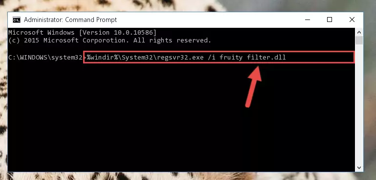 Creating a clean registry for the Fruity filter.dll library (for 64 Bit)