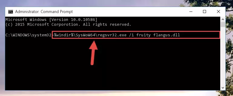 Deleting the Fruity flangus.dll file's problematic registry in the Windows Registry Editor