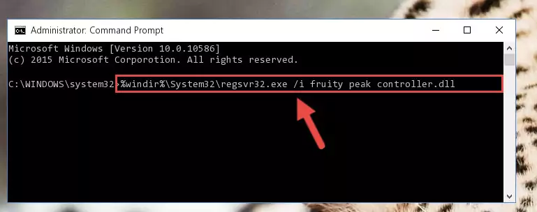 Deleting the Fruity peak controller.dll library's problematic registry in the Windows Registry Editor