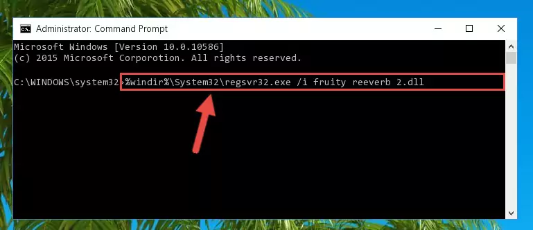Uninstalling the Fruity reeverb 2.dll file from the system registry