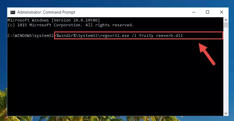 Deleting the Fruity reeverb.dll file's problematic registry in the Windows Registry Editor
