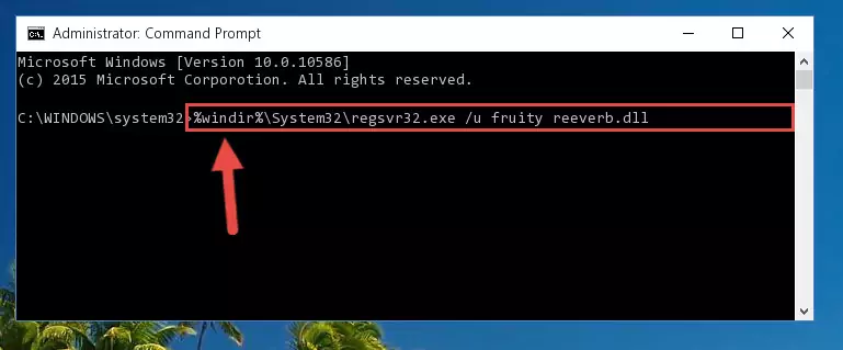 Creating a new registry for the Fruity reeverb.dll file