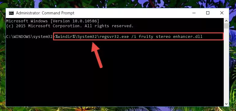 Deleting the Fruity stereo enhancer.dll file's problematic registry in the Windows Registry Editor