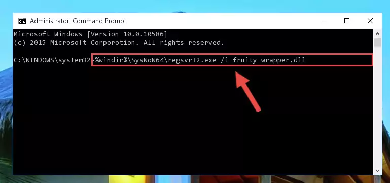 Uninstalling the Fruity wrapper.dll library from the system registry