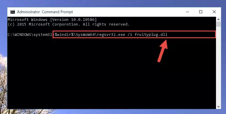 Deleting the damaged registry of the Fruityplug.dll