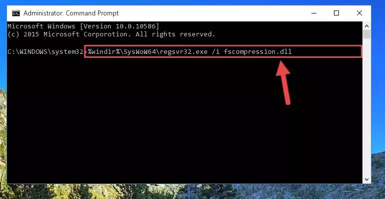 Uninstalling the Fscompression.dll file's broken registry from the Registry Editor (for 64 Bit)