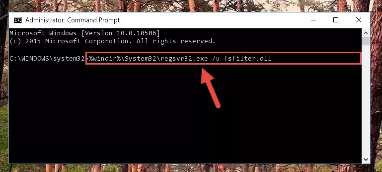 Making a clean registry for the Fsfilter.dll library in Regedit (Windows Registry Editor)