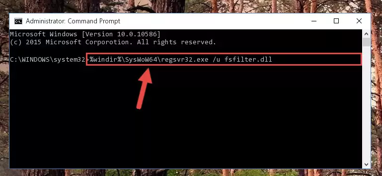 Creating a clean and good registry for the Fsfilter.dll library (64 Bit için)