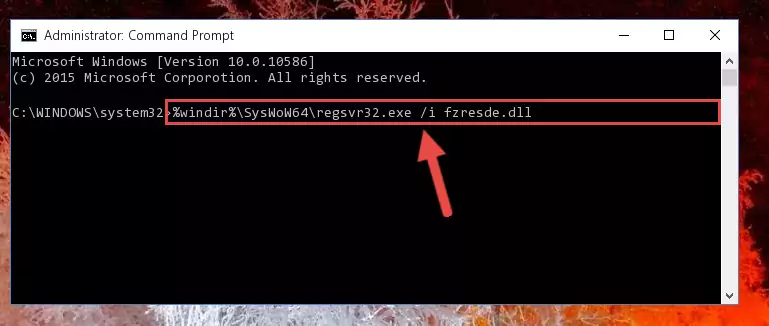 Uninstalling the Fzresde.dll file's problematic registry from Regedit (for 64 Bit)