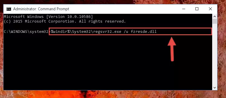 Making a clean registry for the Fzresde.dll file in Regedit (Windows Registry Editor)