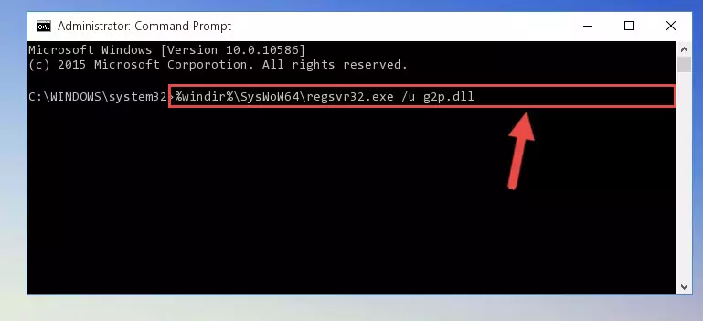 Making a clean registry for the G2p.dll file in Regedit (Windows Registry Editor)