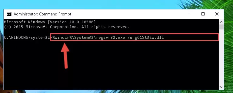 Making a clean registry for the G615t32w.dll file in Regedit (Windows Registry Editor)