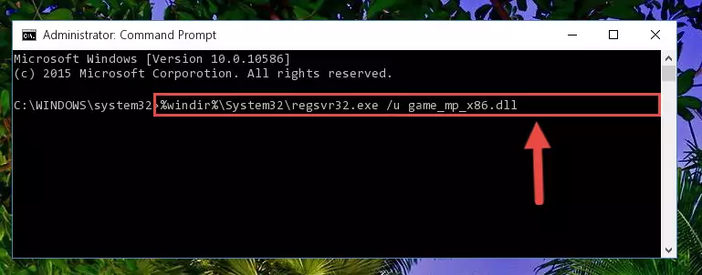 Creating a new registry for the Game_mp_x86.dll file