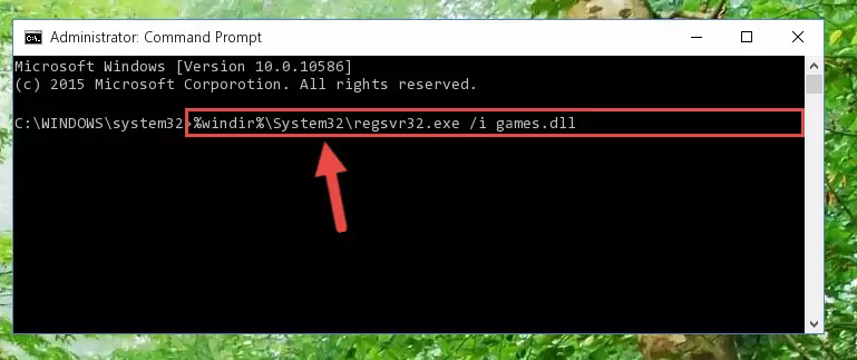 Creating a clean registry for the Games.dll file (for 64 Bit)
