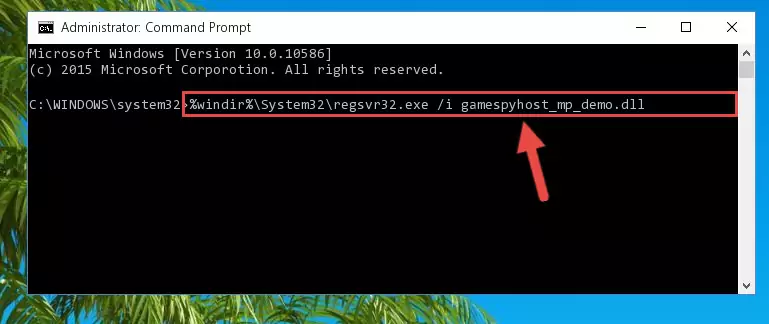 Creating a clean registry for the Gamespyhost_mp_demo.dll file (for 64 Bit)