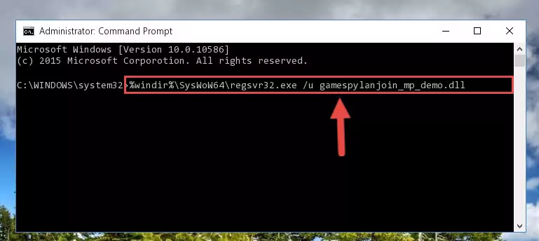 Creating a clean registry for the Gamespylanjoin_mp_demo.dll library (for 64 Bit)