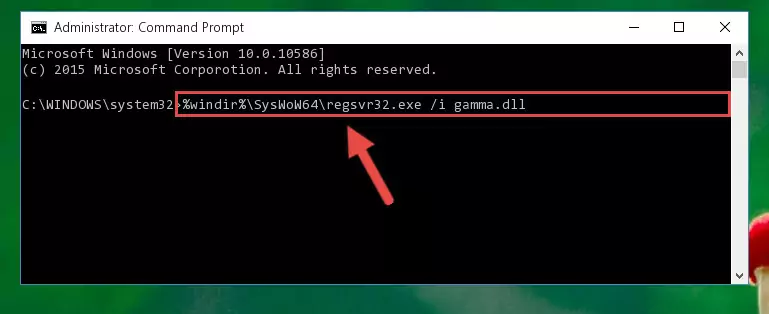 Deleting the Gamma.dll file's problematic registry in the Windows Registry Editor