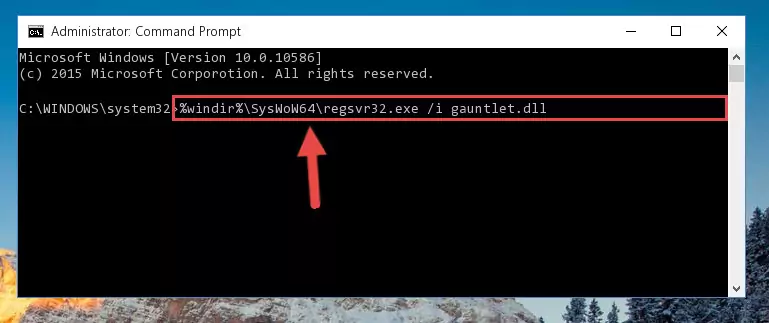 Uninstalling the Gauntlet.dll library's broken registry from the Registry Editor (for 64 Bit)