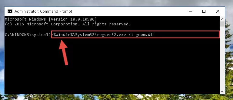 Creating a clean and good registry for the Geom.dll library (64 Bit için)
