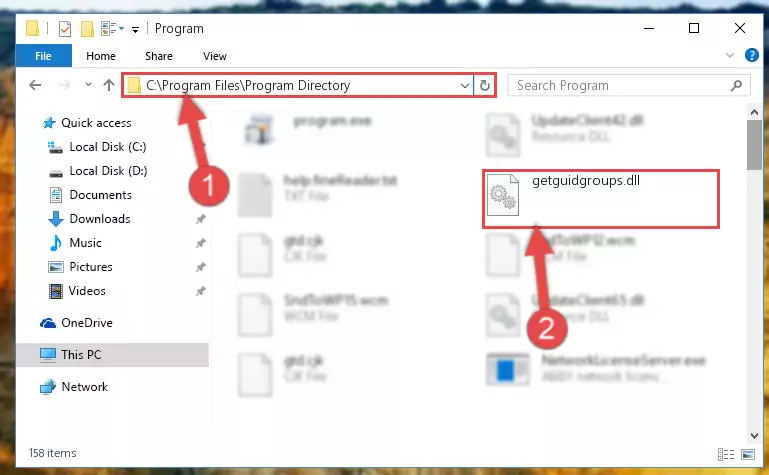 Uninstalling the Getguidgroups.dll library's problematic registry from Regedit (for 64 Bit)