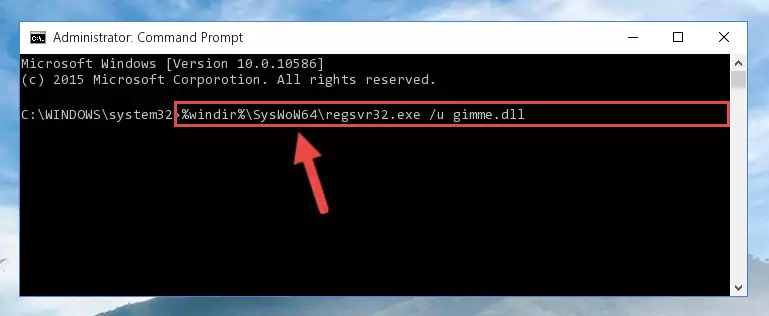 Making a clean registry for the Gimme.dll library in Regedit (Windows Registry Editor)