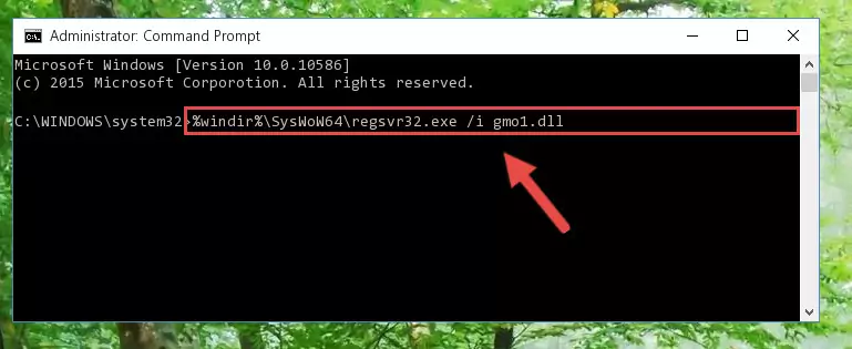 Cleaning the problematic registry of the Gmo1.dll library from the Windows Registry Editor